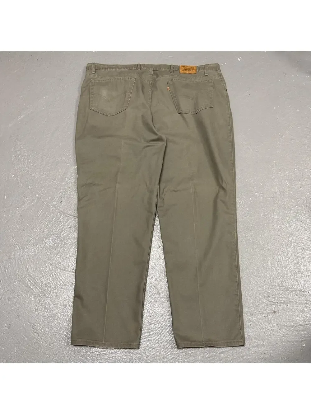 Vintage 1995 Levis Orange Tab Green 545 Loose Fit Pants